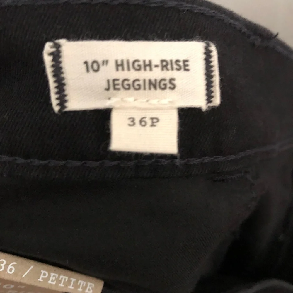 Madewell Black Petite 10" High-Rise Roadtripper Jeans 36P - Picture 11 of 13